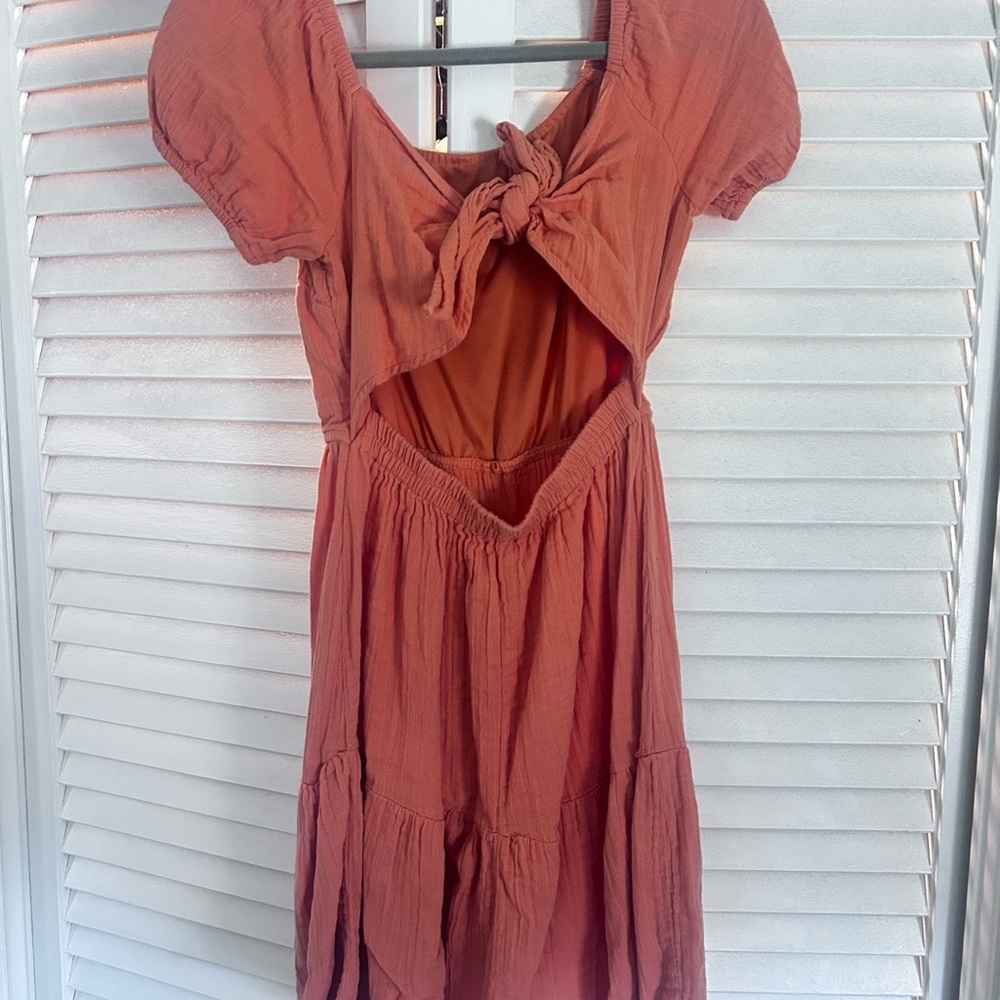 Orange Sun Dress Size Medium